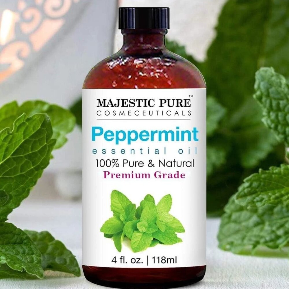 Majestic Pure Peppermint Premium Essential Oil 4 Oz Aromatherapy Yoga Meditation